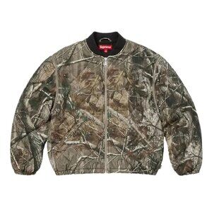 Supreme Zip-Off Sleeve Quilted Bomber Jacket "Realtree AP Camo"